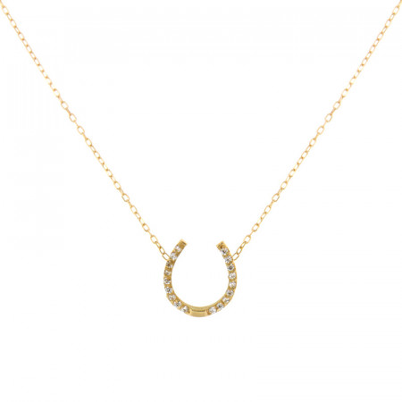 Collier FER A CHEVAL OZ Or 375°°° 