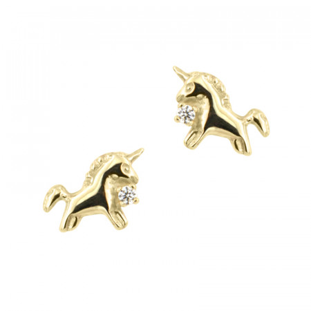 Boucles LICORNE Or 375