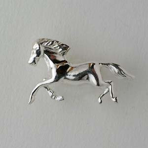 Pin's Argent CHEVAL GM