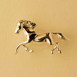 Pin's Plaqué Or CHEVAL GM                       