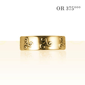Alliance TRISKEL en Or 375°°°