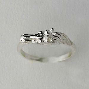 Bague Argent 1 TETE DE CHEVAL MC                  