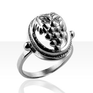 Bague Argent ENTOURAGE GRAPPE PM                  