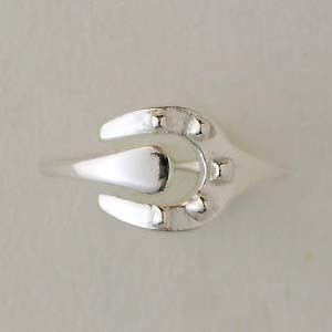 Bague Argent FER A CHEVAL SIMPLE                  