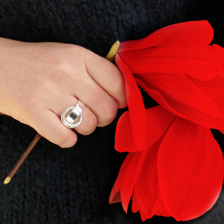 Bague Argent PHI_ PLAT PM 6mm
