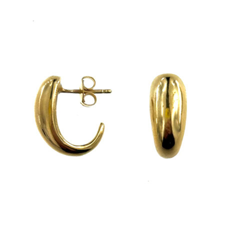 Boucles d'oreilles Plaqué OP Jonc UNI Allongée
