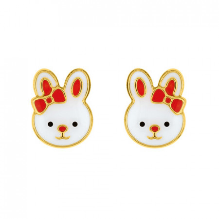 *** Boucles d'oreilles LAPIN TETE Or375 - VIS