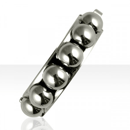Bracelet Argent BOULES RIGIDES                    