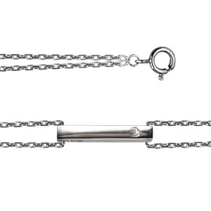 Bracelet argent Diamant ECLAT Barrette