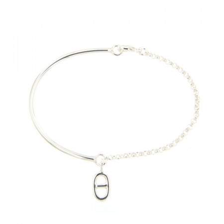 Bracelet Argent LA MER Semi-articulé FR20 - Marine