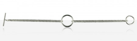 Bracelet Argent massif EPURE GOURMETTE 1 ANNEAU