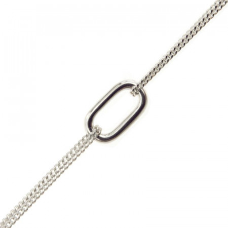 Bracelet Argent OTO OVAL1 GL45 - 19cm