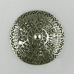 Broche Argent 7 PROVINCES PM PLEINE               