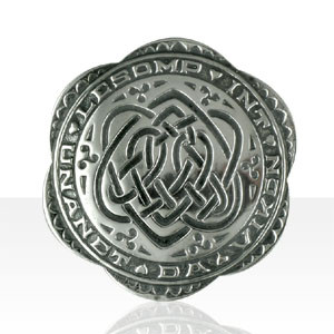Broche Argent "Laissons les unis pour toujours"   