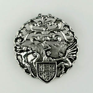 Broche Argent PYRENEES                            