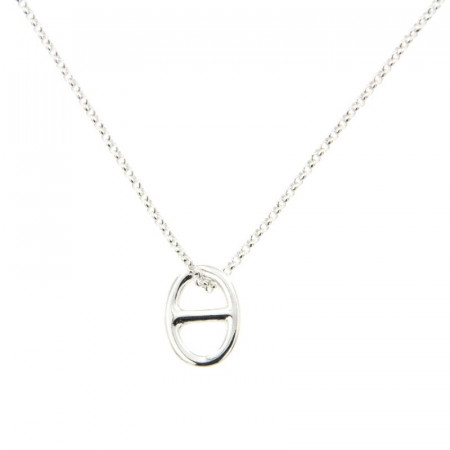 Collier Argent LA MER Marine / Mini jaseron 42+2,5cm