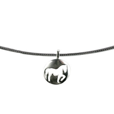 Collier Argent OMEGA 10/JEREZ CHEVAL PM           