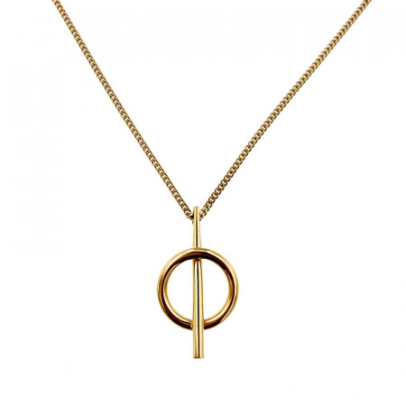 Collier Plaqué Or PHI - PM-45cm