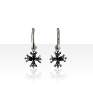 Créoles Argent CROIX OCCITANE EVIDEE PM           