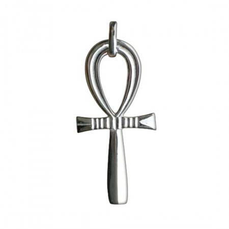 Croix Argent ANKH GRAVEE 72                       