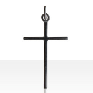 Croix Argent CARREE GM H40                        