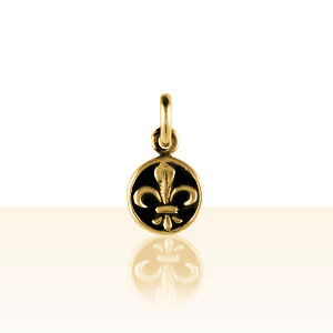 Médaille Plaqué Or FLEUR DE LYS PM              