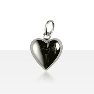 Pendentif Argent COEUR MASSIF GM                       