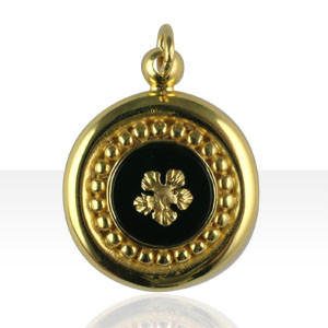 Pendentif Plaqué Or CREOLE ONYX/13              