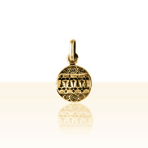 Pendentif Plaqué Or MINI HERMINE                