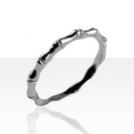 Anneau Argent BAMBOU 2mm