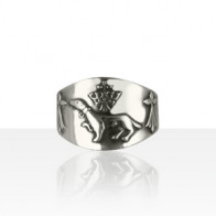 Bague Hermine et couronne duché de Bretagne 