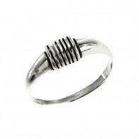 Bague Argent Jonc STRIE