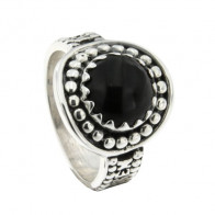 Bague KELT Argent Pierre d'Onyx