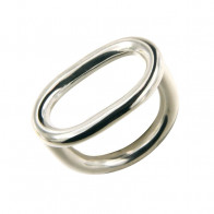 Bague OVALE Horizontal Argent OTO