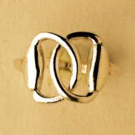 Bague Plaqué Or MORS ENTRELACE                  