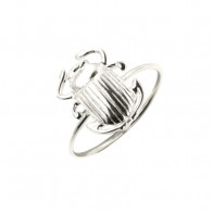 Bague Scarabée GM Argent KHEOPS