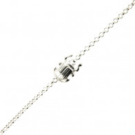 Bracelet Argent KHEOPS / Scarabée 16+2,5cm