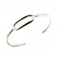 Bracelet Argent OTO Jonc OVAL3 