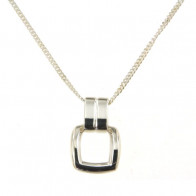 Collier pendentif Carré Argent NEO 