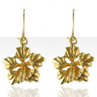 Pendants Plaqué Or HIBISCUS GM                  