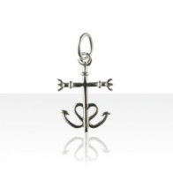 Pendentif Argent CROIX DE CAMARGUE GM                  