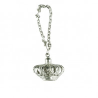 Porte-clés Argent COURONNE                       