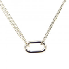 Collier Argent OTO OVAL1 GL45 - 42cm