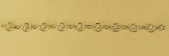 Bracelet Plaqué Or TRISKELL ENTOURAGE ROND/1    