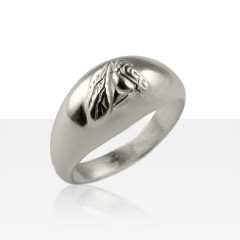 Bague Argent BOMBEE PM TETE                       