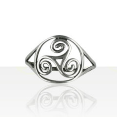 Bague Argent FIL TRISKELL AJOURE PM               