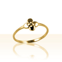 Bague CROIX BASQUE OR 18 Carats     