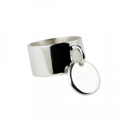 bague argent medaille