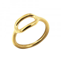 Bague Ovale Horizontal PM Plaqué OTO