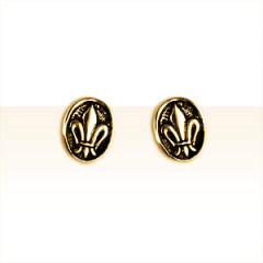 B.O. Or OVALE FLEUR DE LYS